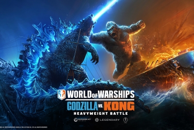 《哥吉拉大戰金剛》正式降臨《戰艦世界》！兩隻泰坦巨獸將化身指揮官於海戰展開史詩級對決